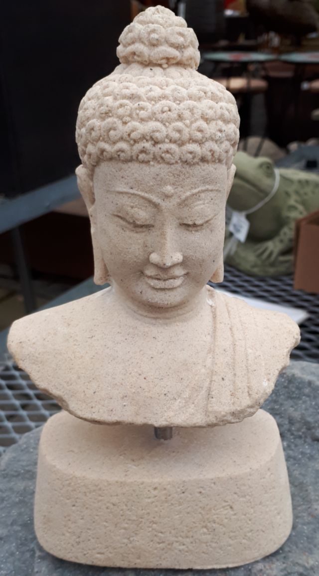 buste de bouddha ciment