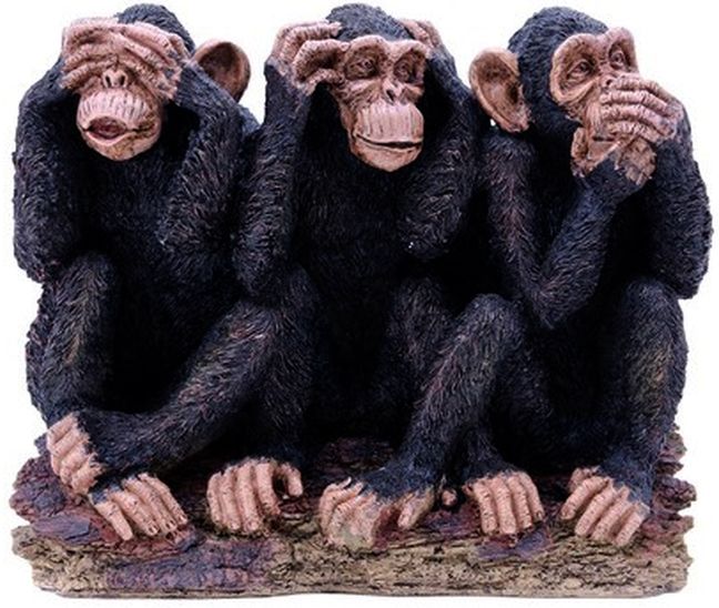 singes - ne voit/n'entend/ne parle en mal