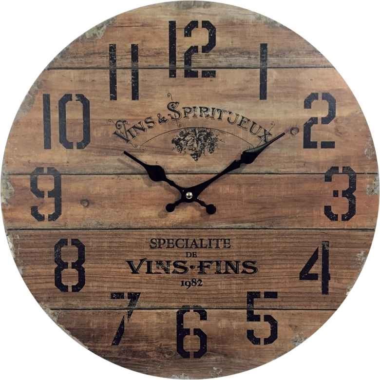 horloge vins & spiritueux