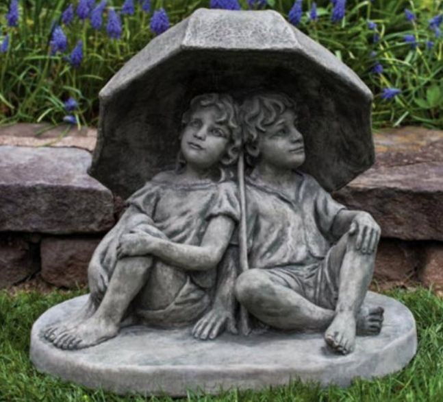 statue rain rain go away