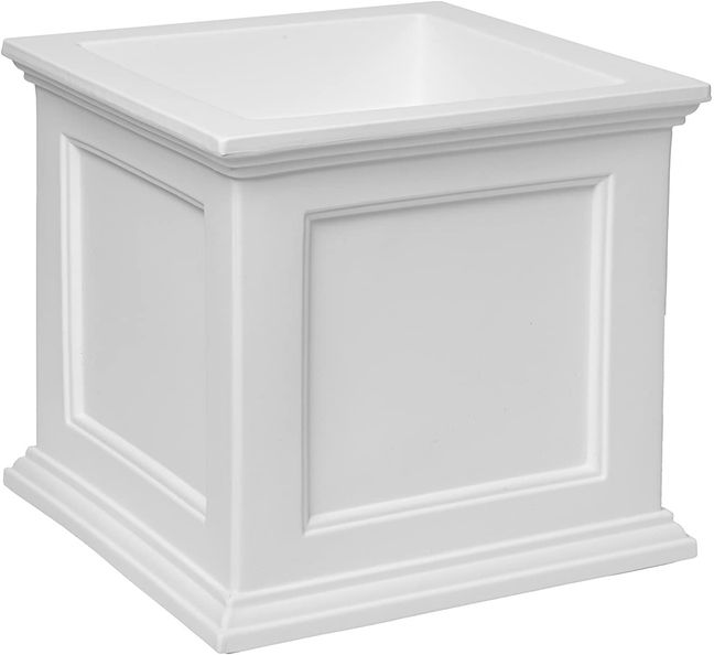 Pot blanc carré  ** spécial **