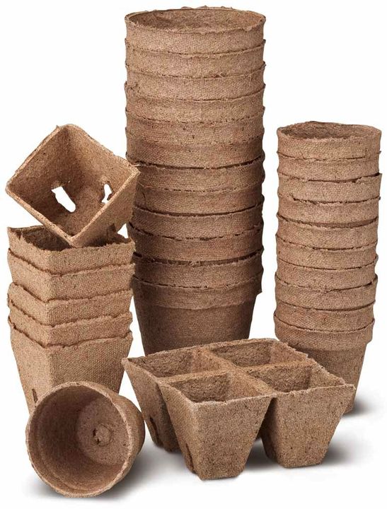 Pots mousse de tourbe JIFFY