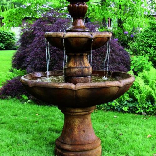 Classic four tier fountain – Pépinière Jasmin