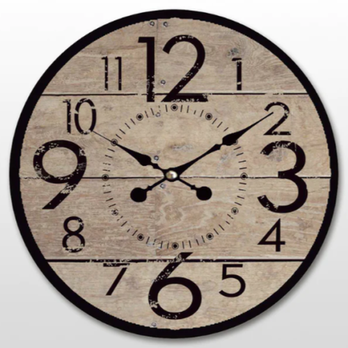 clock large black numbers   30% OFF
