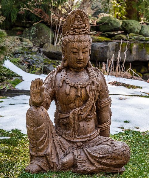 Statue bouddha – Pépinière Jasmin