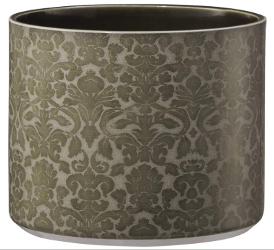 Pot Las Vegas ornaments brown 13 cm