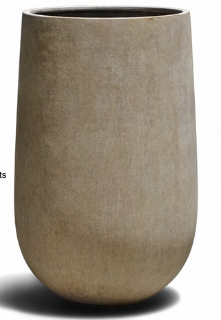 Antique terra tall balloon planter - 3 sizes