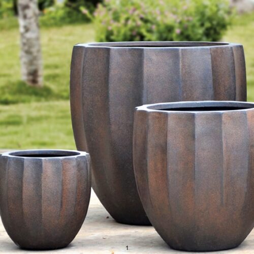Rust Color star planter- 4 sizes