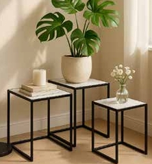 Square Nesting Tables/Plant Stands- 3 size